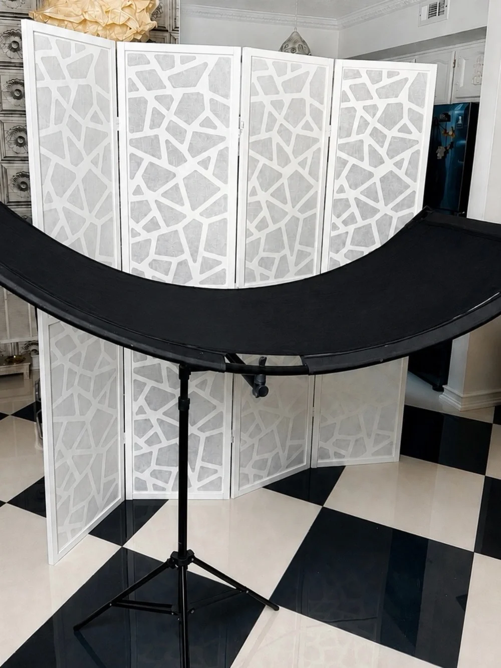YUOCU 70” x 24” Curved Photography Reflector with Stand
